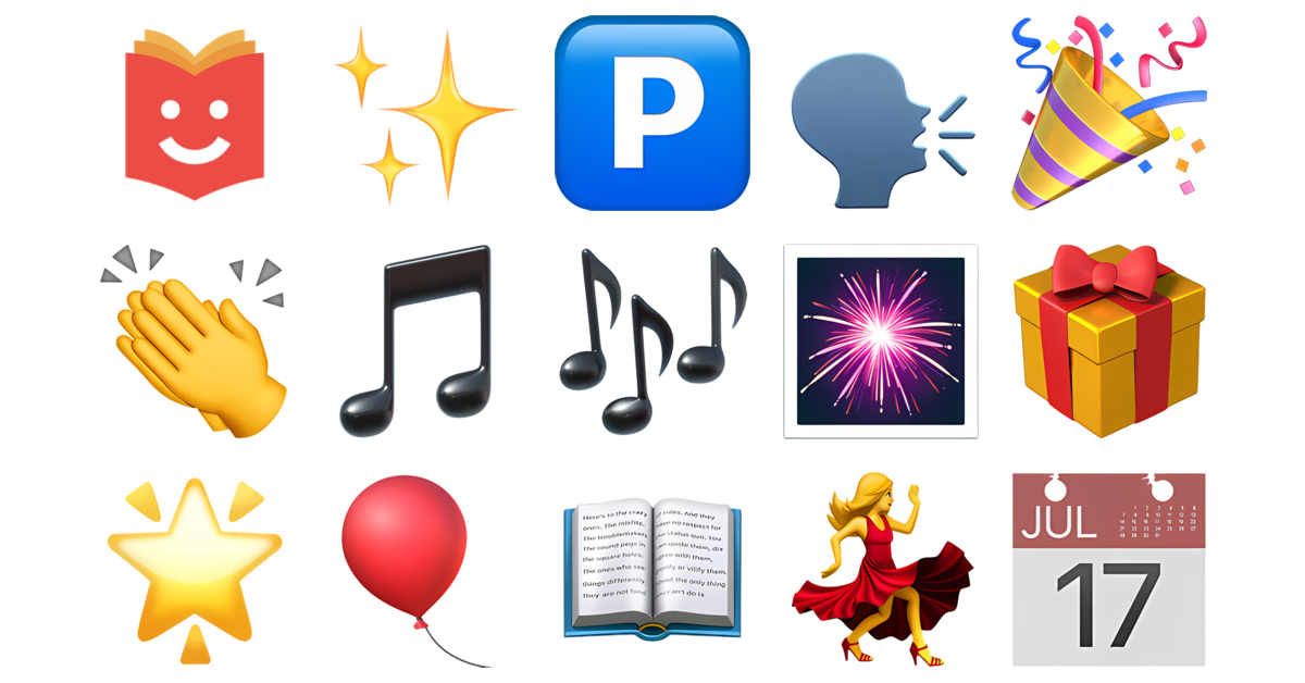 📚 Día de Pi Colección Emoji — Copiar y Pegar