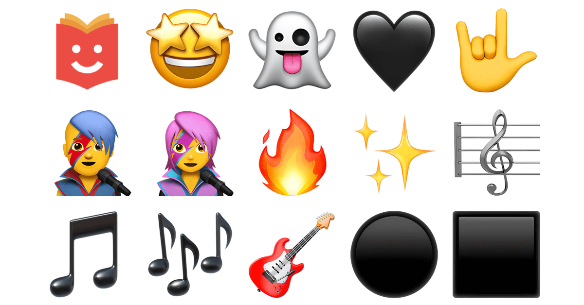 🎸👩‍🎤🔥 Punk Emojis Collection 🤩👻🖤🤟👨‍🎤👩‍🎤🔥 — Copy & Paste!