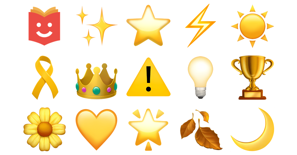 🟡 Yellow Emojis Collection Meanings, combos, and phrases. Copy & Paste 📚