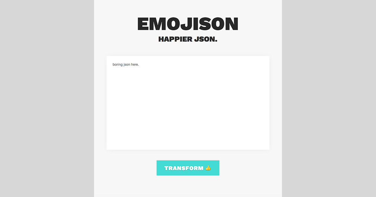 EMOJISON Emoji Enriched JSON