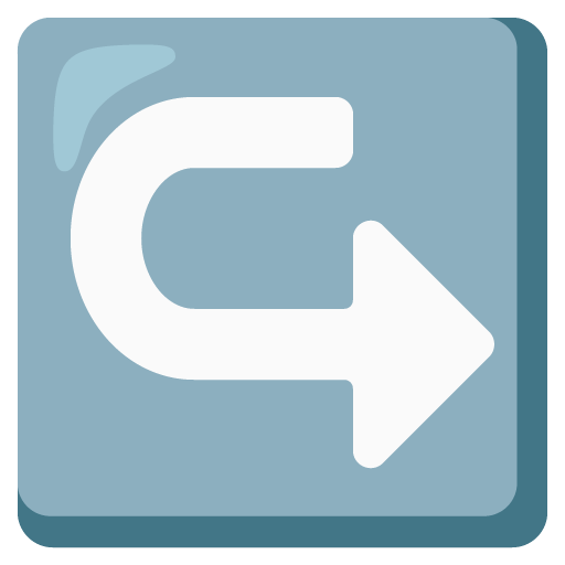 ↪ Left Arrow Curving Right Emoji Meaning From Girl & Guy Emojisprout