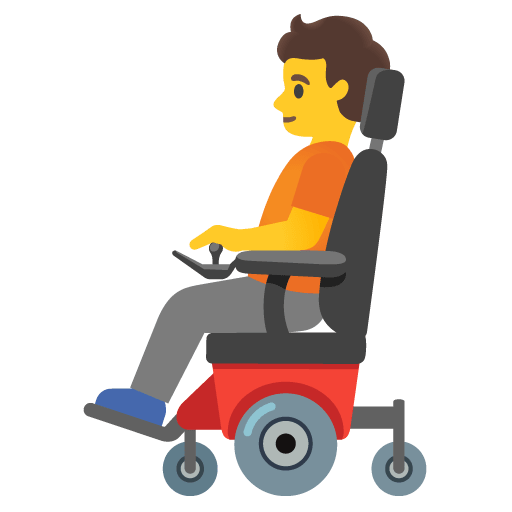 🧑‍🦼 Person In Motorized Wheelchair Emoji Meaning From Girl & Guy