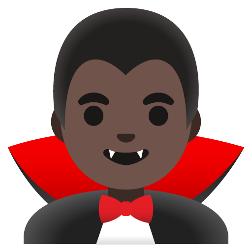 🧛🏿‍♂️ Man Vampire Dark Skin Tone Emoji Meaning From Girl & Guy