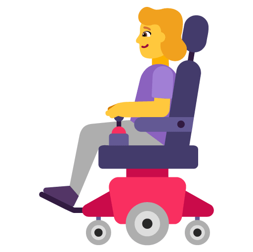 👩‍🦼 Woman In Motorized Wheelchair Emoji Meaning From Girl & Guy