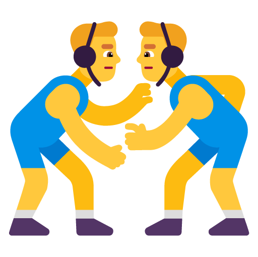 🤼‍♂️ Men Wrestling Emoji Meaning From Girl & Guy Emojisprout