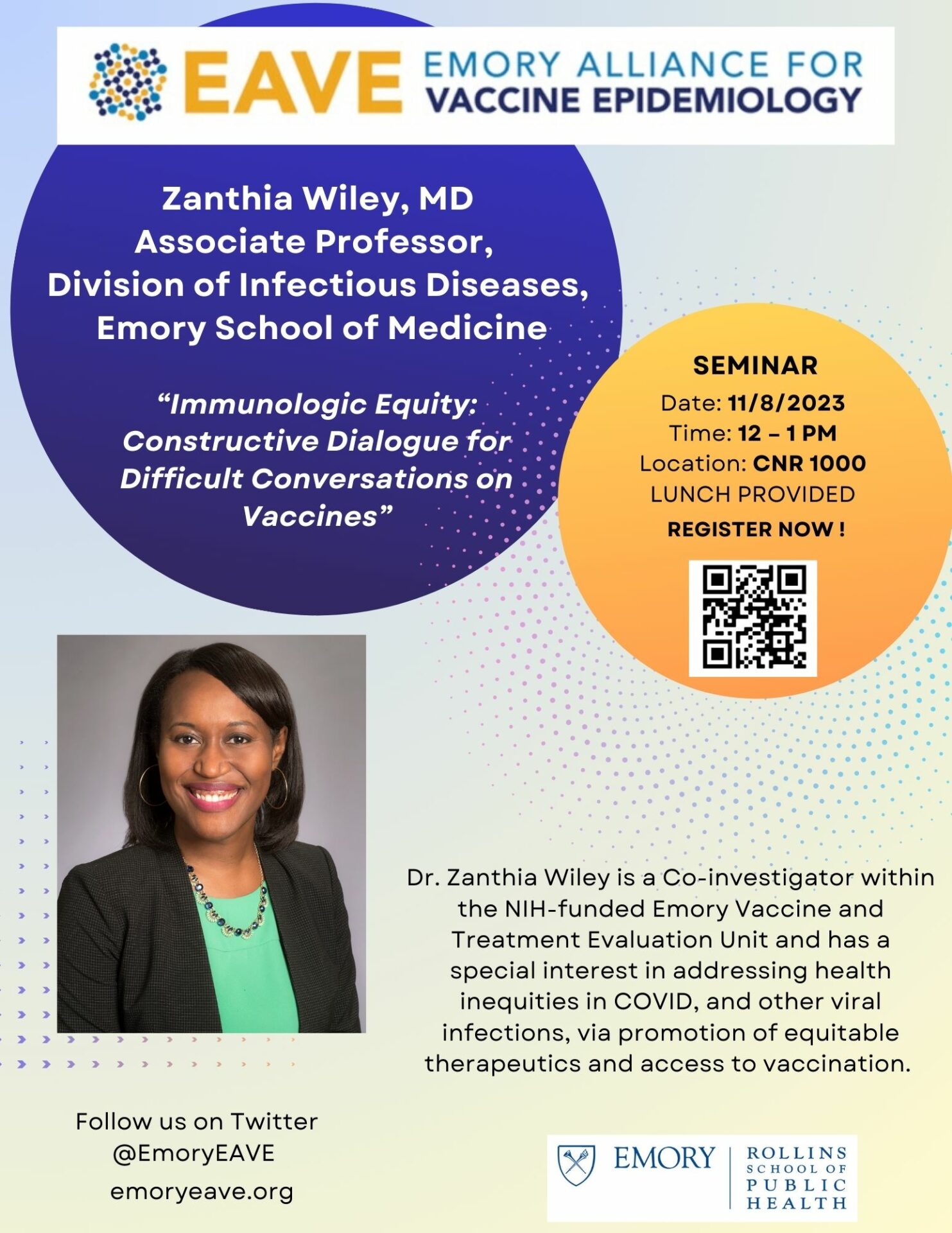 EAVE November Seminar Emory Alliance for Vaccine Epidemiology