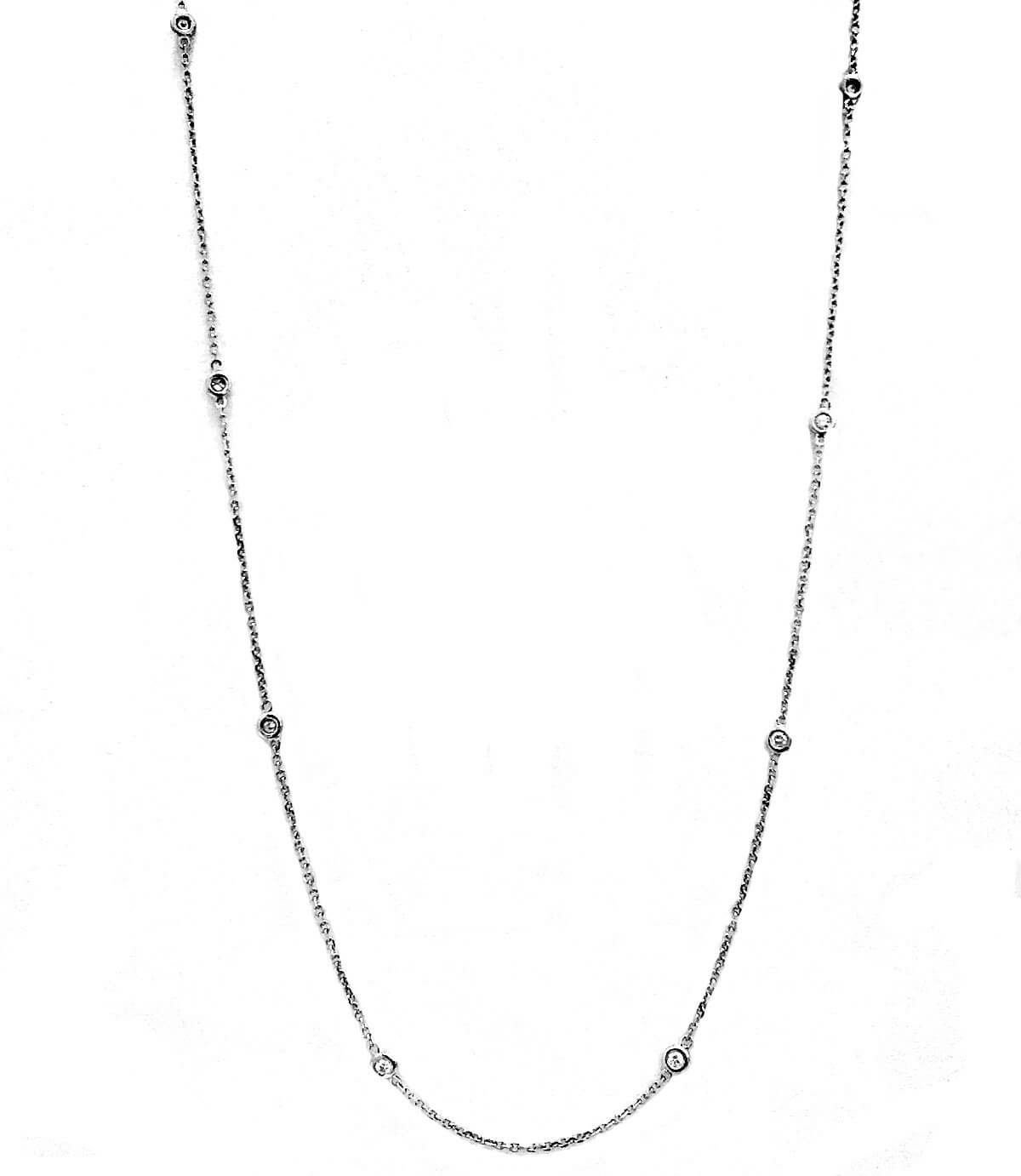Diamond By The Yard Chain Necklace Emperor Jewelry Co L L C