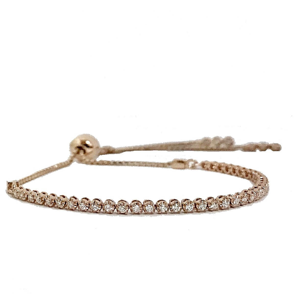 Illusion Setting Bolo Diamond Bracelet