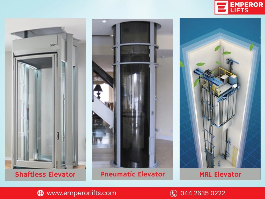 What are the 3 popular small elevators for home?