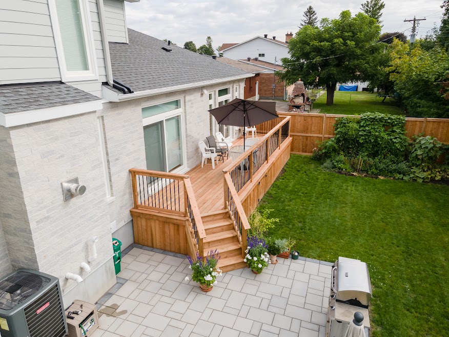 PT with aluminum rail Empire Deck & Interlock