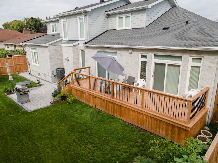 PT with aluminum rail Empire Deck & Interlock