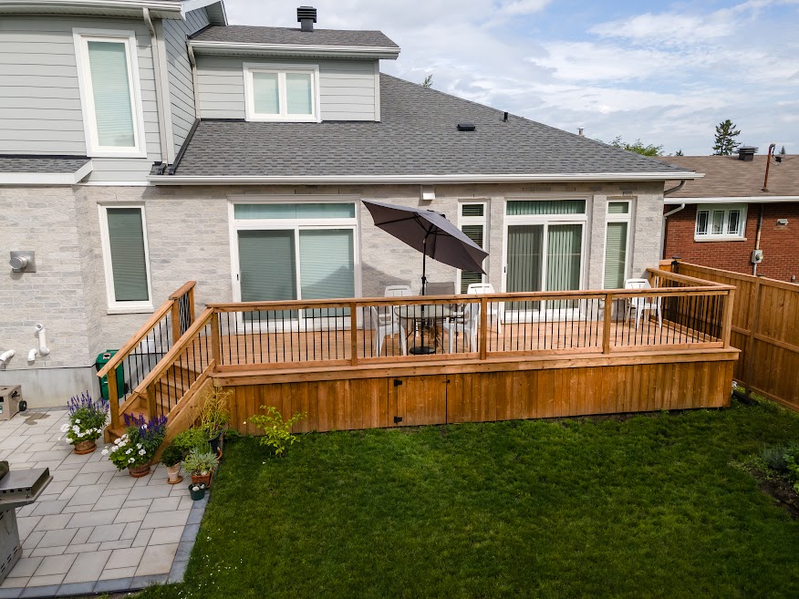 PT with aluminum rail Empire Deck & Interlock