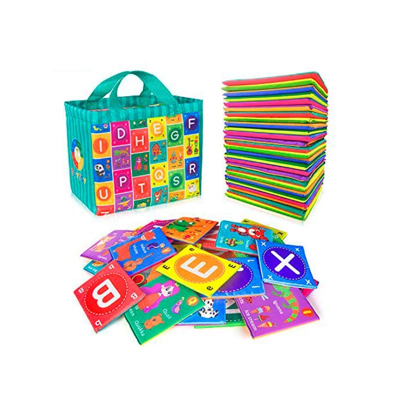 Wholesale teytoy Baby Soft Alphabet Cards Toys, 26Pcs ABC Alphabet Baby