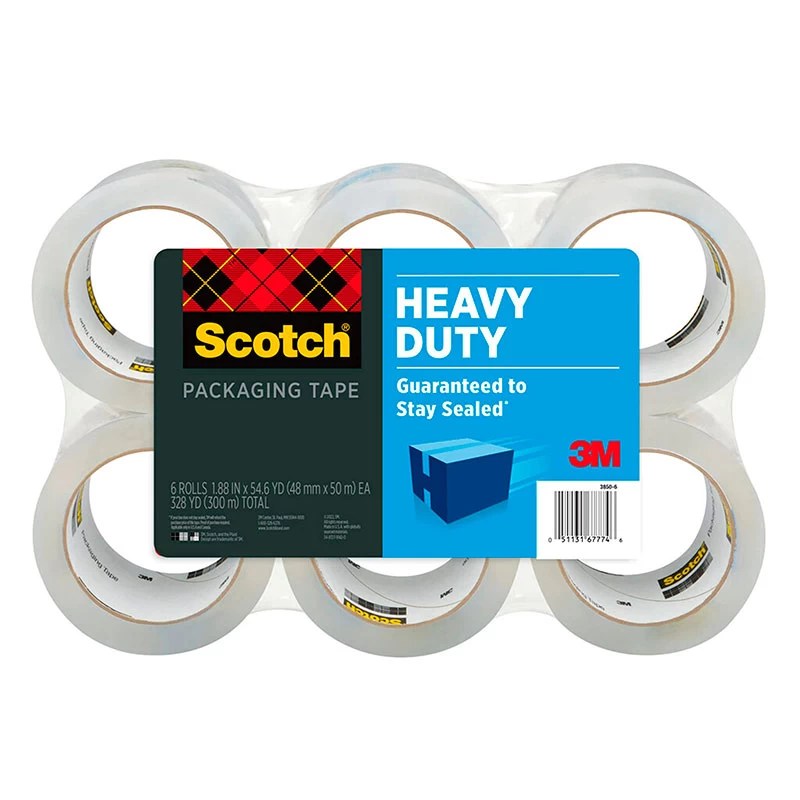 Wholesale Scotch Heavy Duty Packaging Tape, 1.88" x 54.6 yd, Designed