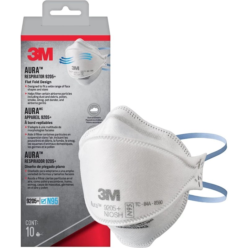 3M Aura Particulate Respirator 9205+ N95 Empire Distribution USA