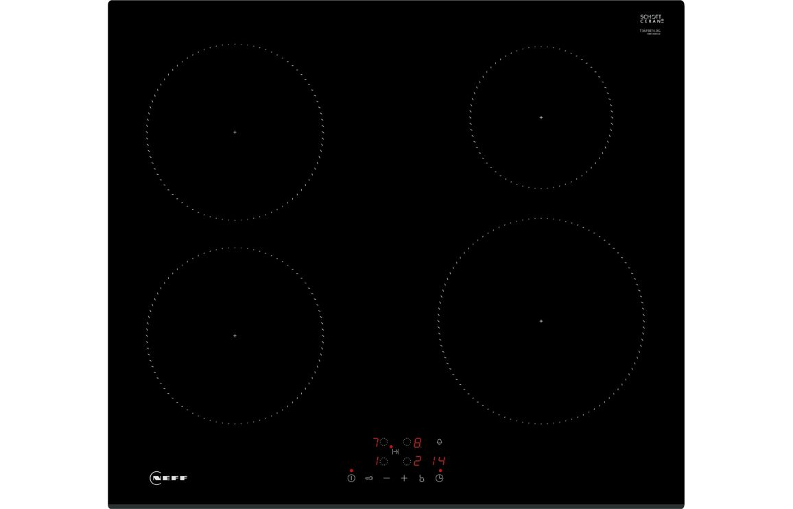 Neff N30 T36FBE1L0G 60cm Induction Hob Black Empire Electro