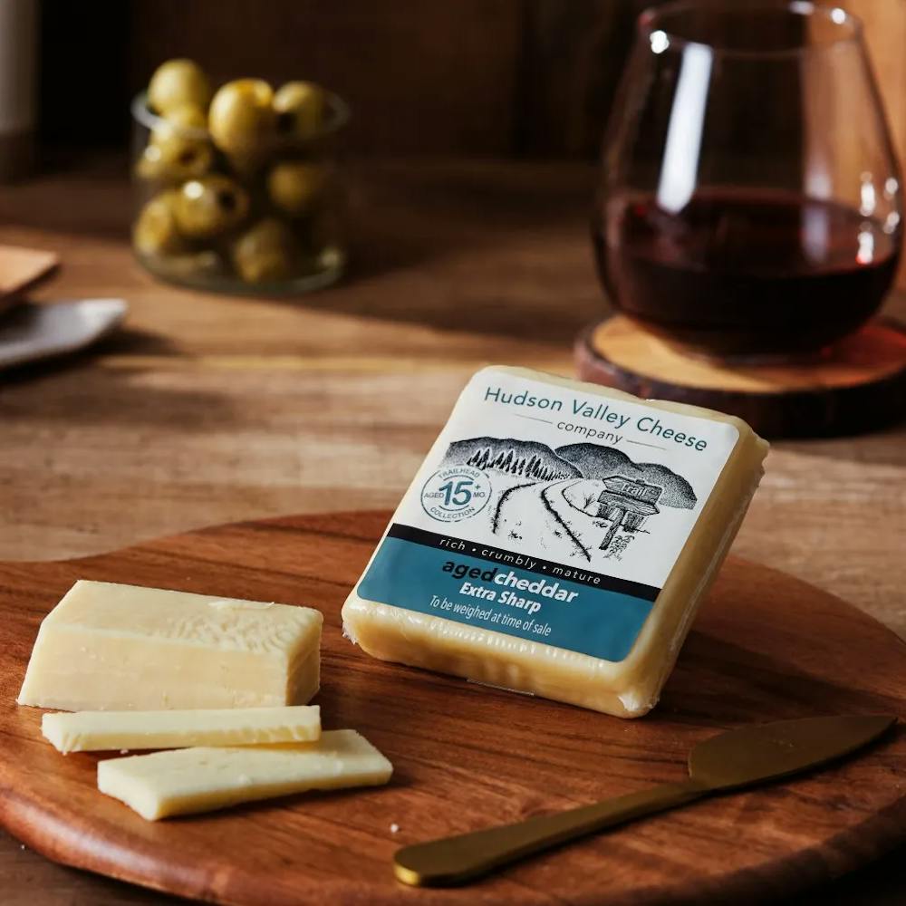 Hudson Valley Cheese Aged 15mos. Cheddar Extra Sharp 6oz Cheese