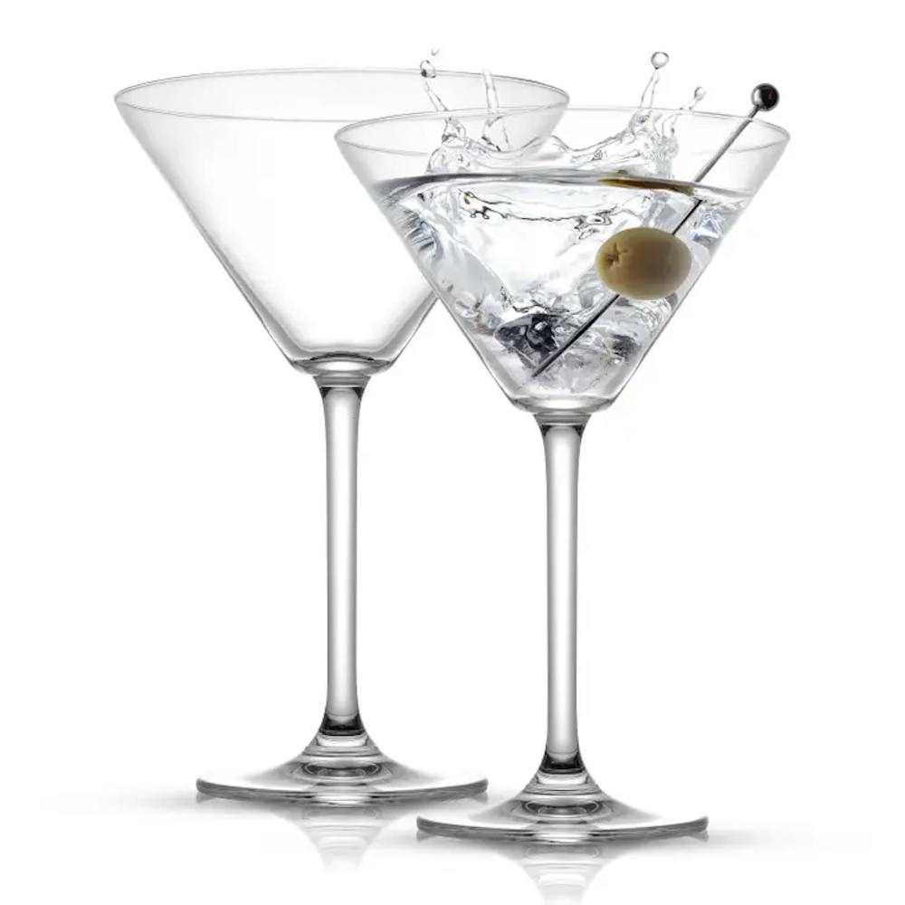 JoyJolt Olivia Premium Martini Glasses (Set of 2) Spirits Glasses