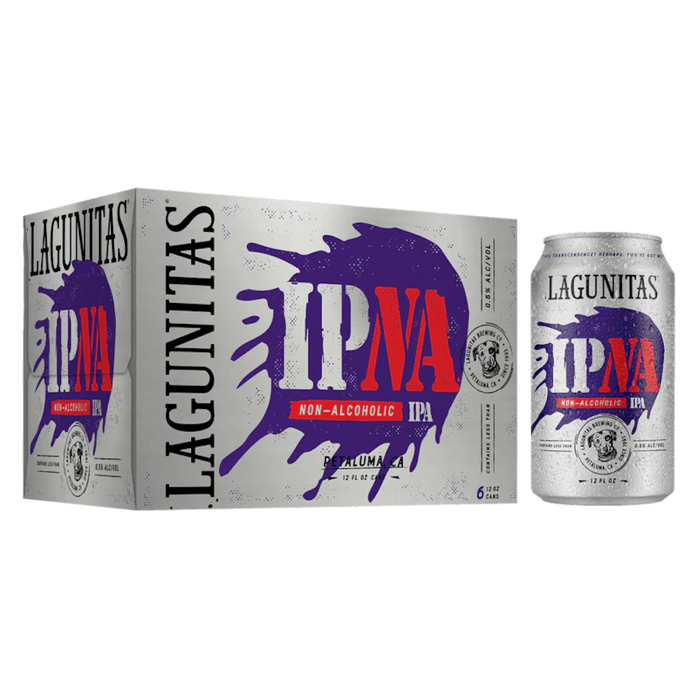 Lagunitas NonAlcoholic IPNA 6pk12oz Bottles NonAlcoholic Beer