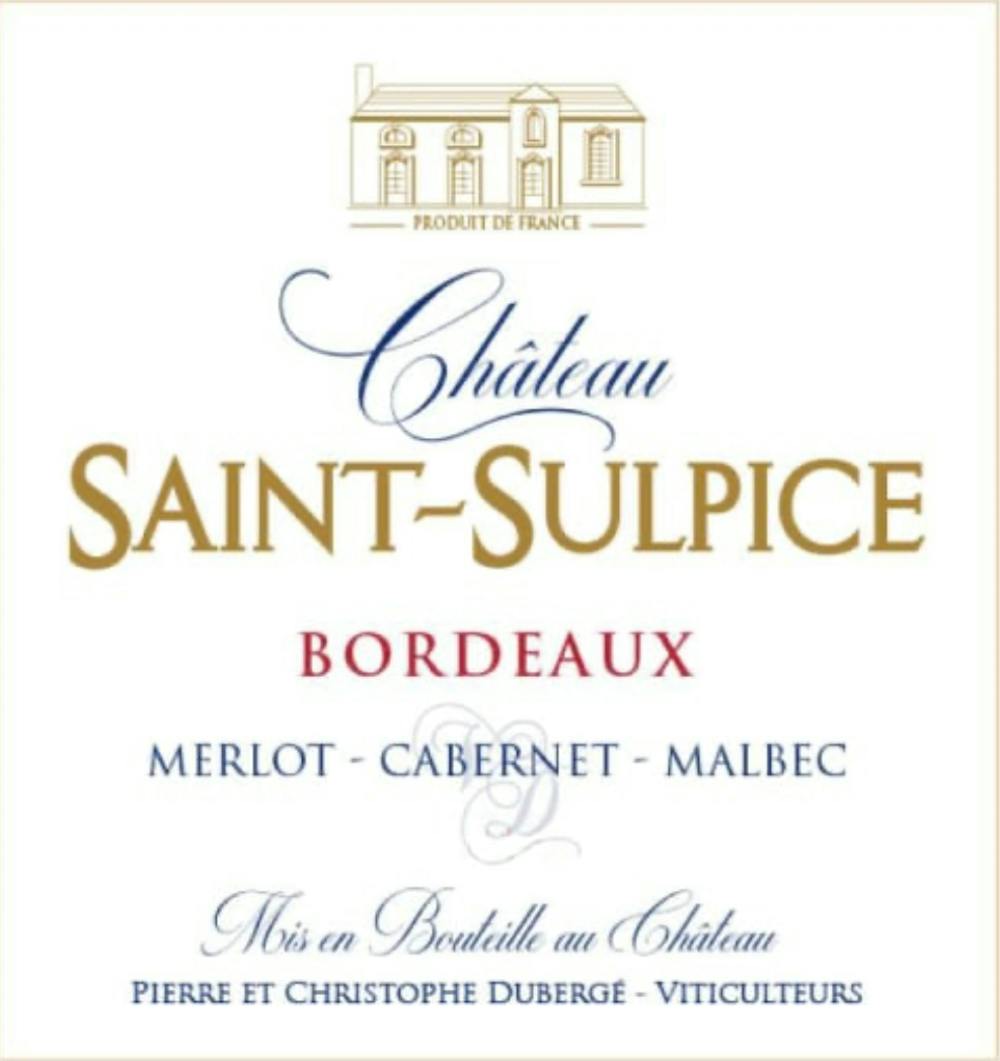 Chateau St. Sulpice Bordeaux 2020 Bordeaux Red