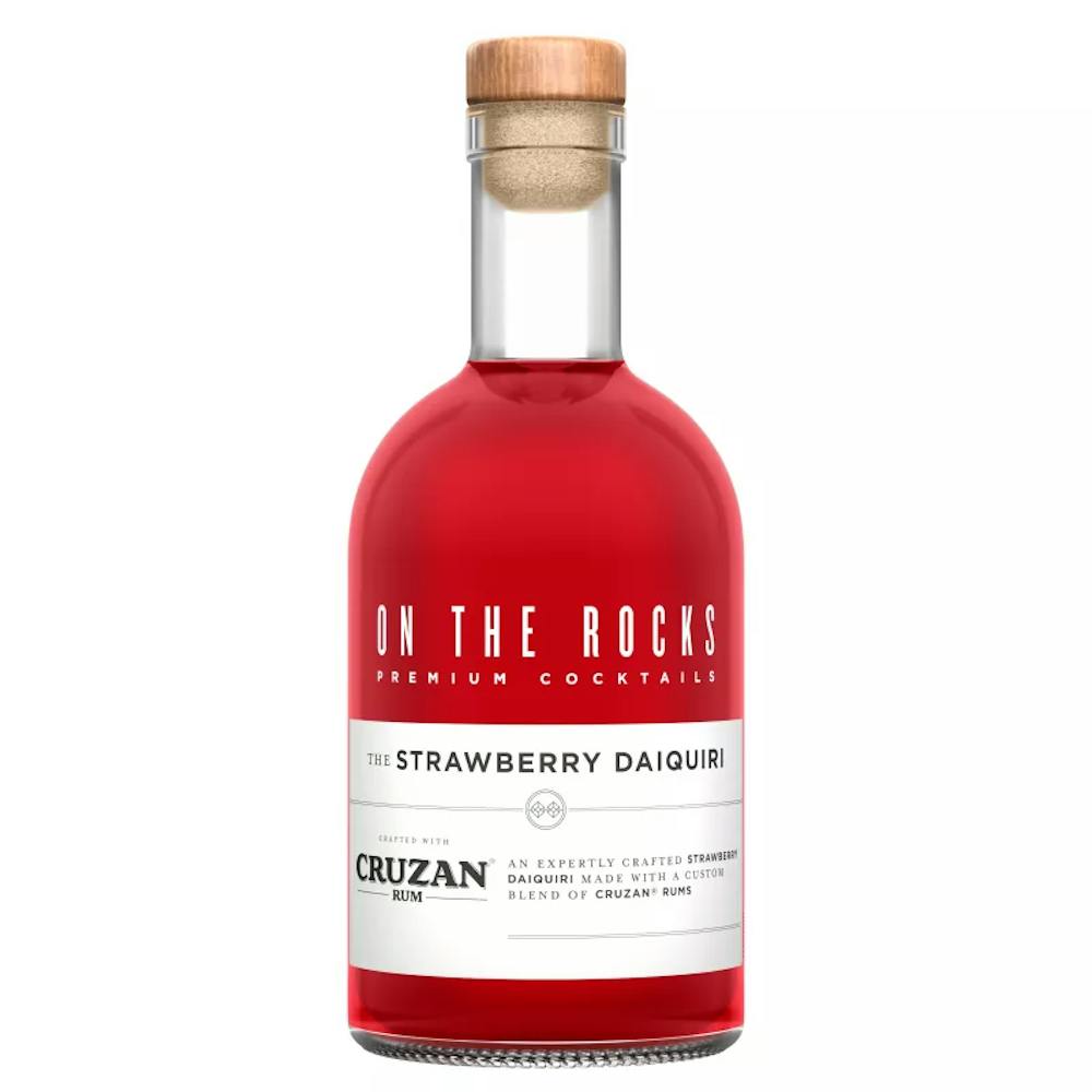 On The Rocks 'Cruzan' Strawberry Daiquiri 750ml Ready to Go Cocktails