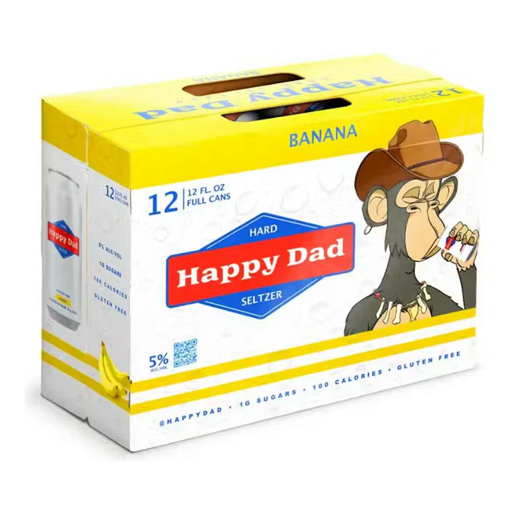 Happy Dad 'Banana' Hard Seltzer 1212oz Cans Other / Variety Packs