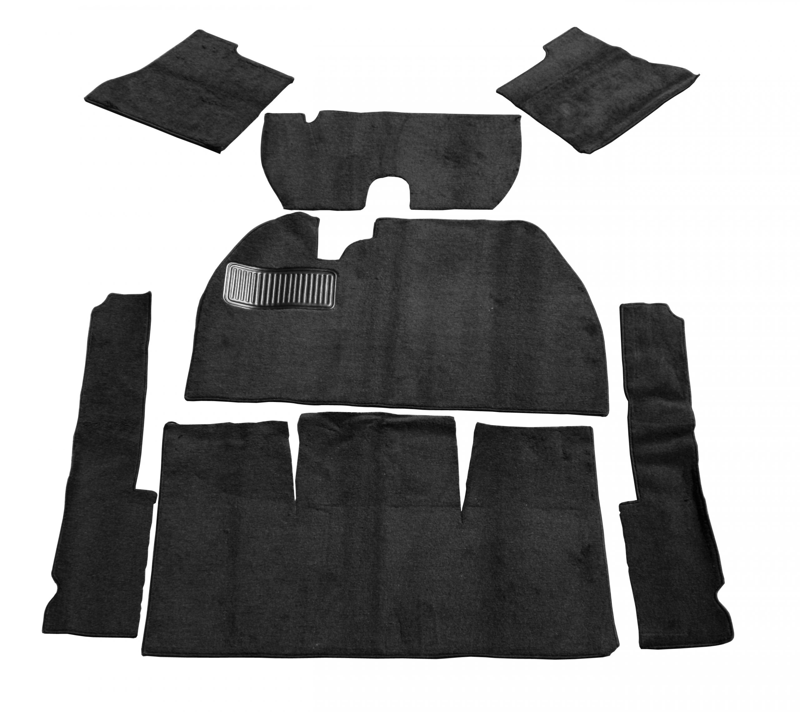 Carpet Kit 5868, 7 Piece Black EMPI