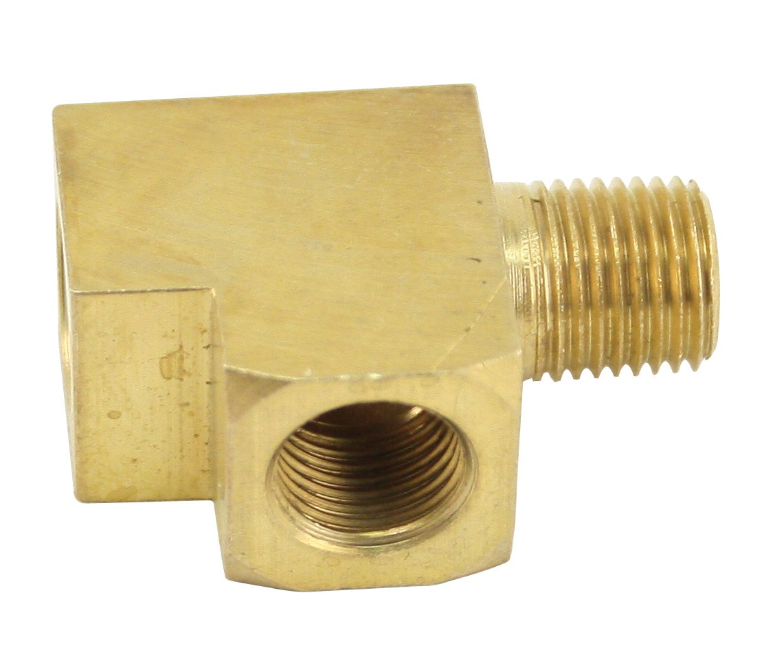Brass T Fitting/Adapter (1/8"), For Gauges, Each EMPI