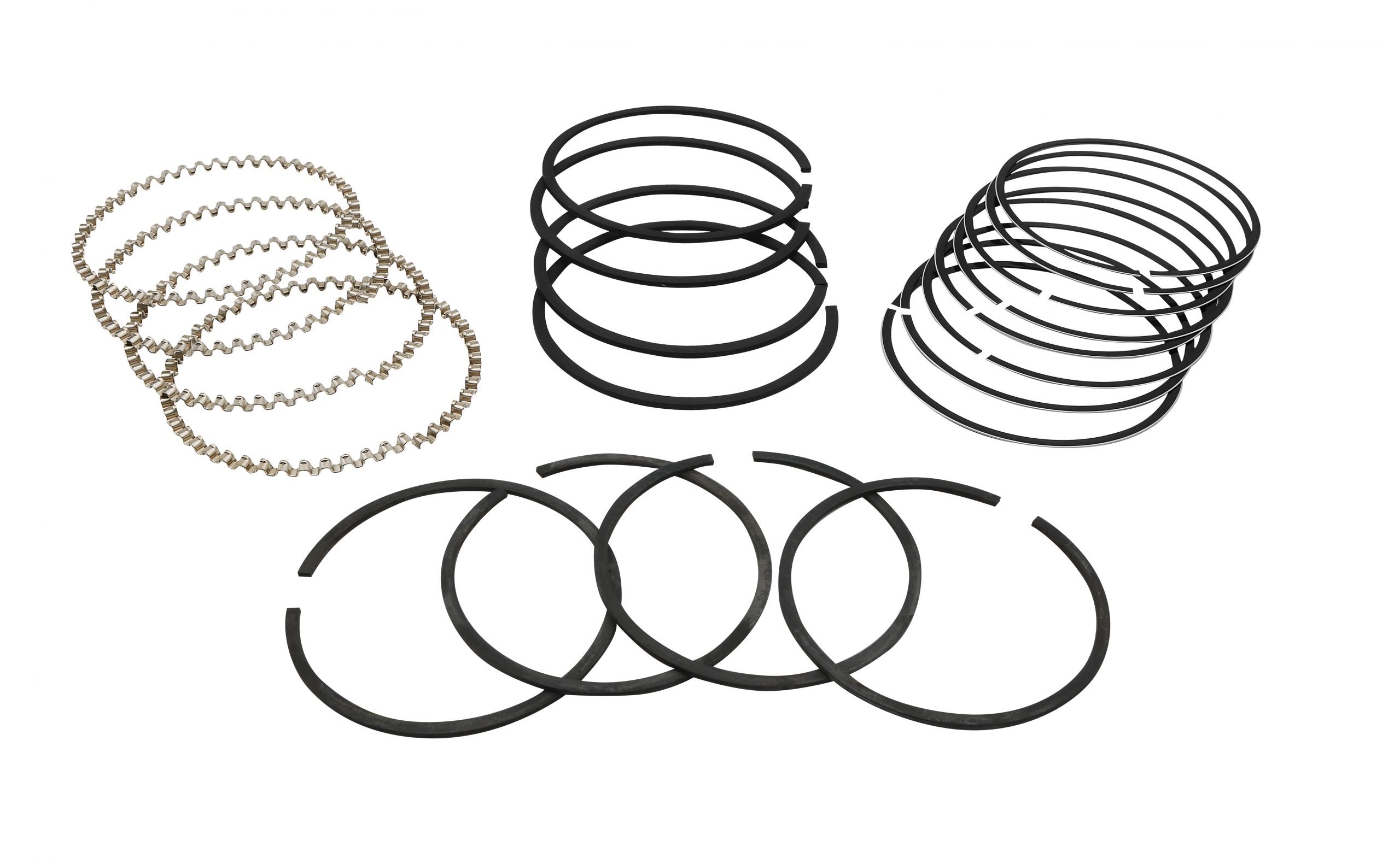 HASTINGS PISTON RING SET, 94mm, 1.5X2X4, Cast Iron Compression Rings EMPI