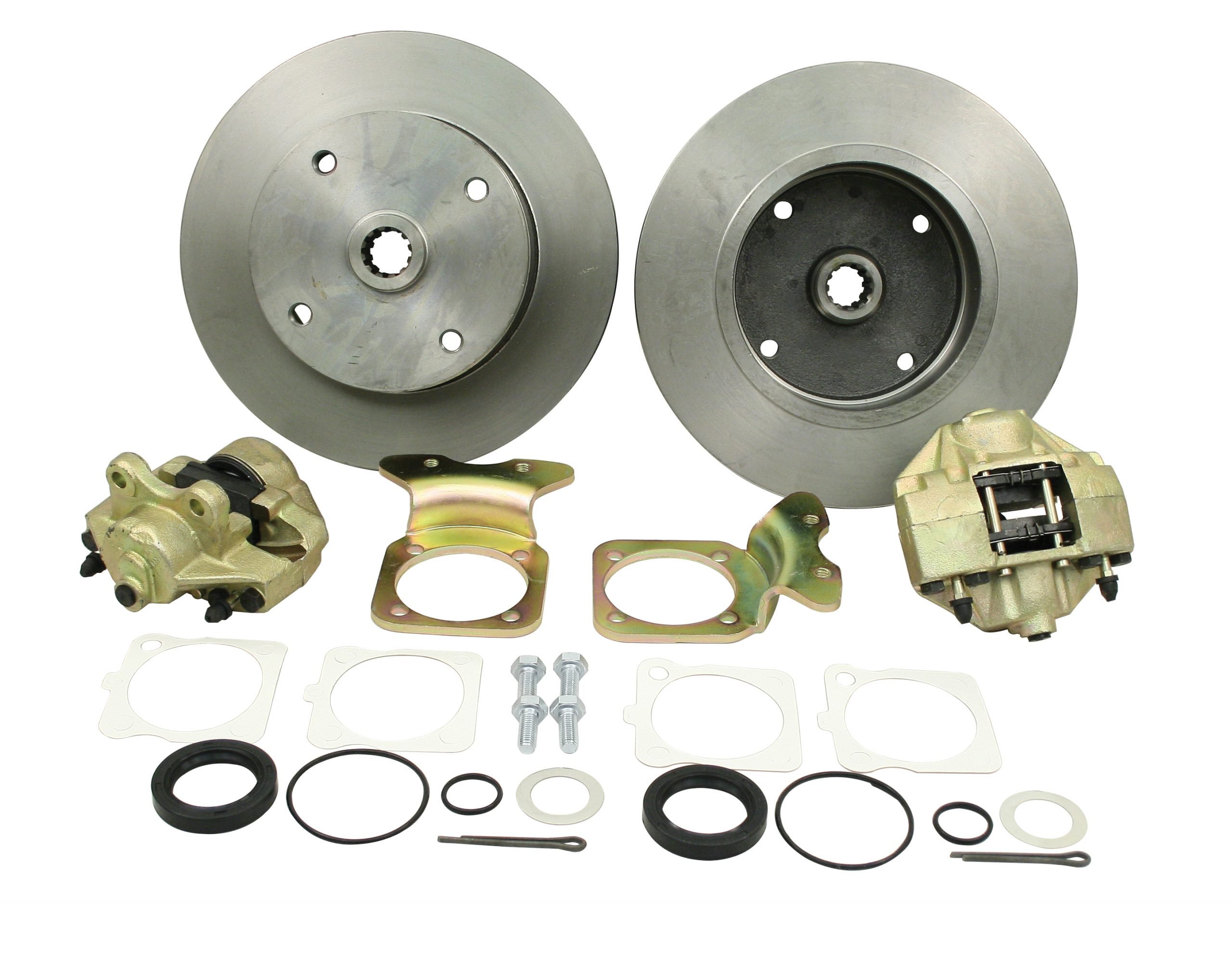 Rear Disc Brake Kit, I.R.S., 68 & Later, 4x130 with14x1.5mm Threads