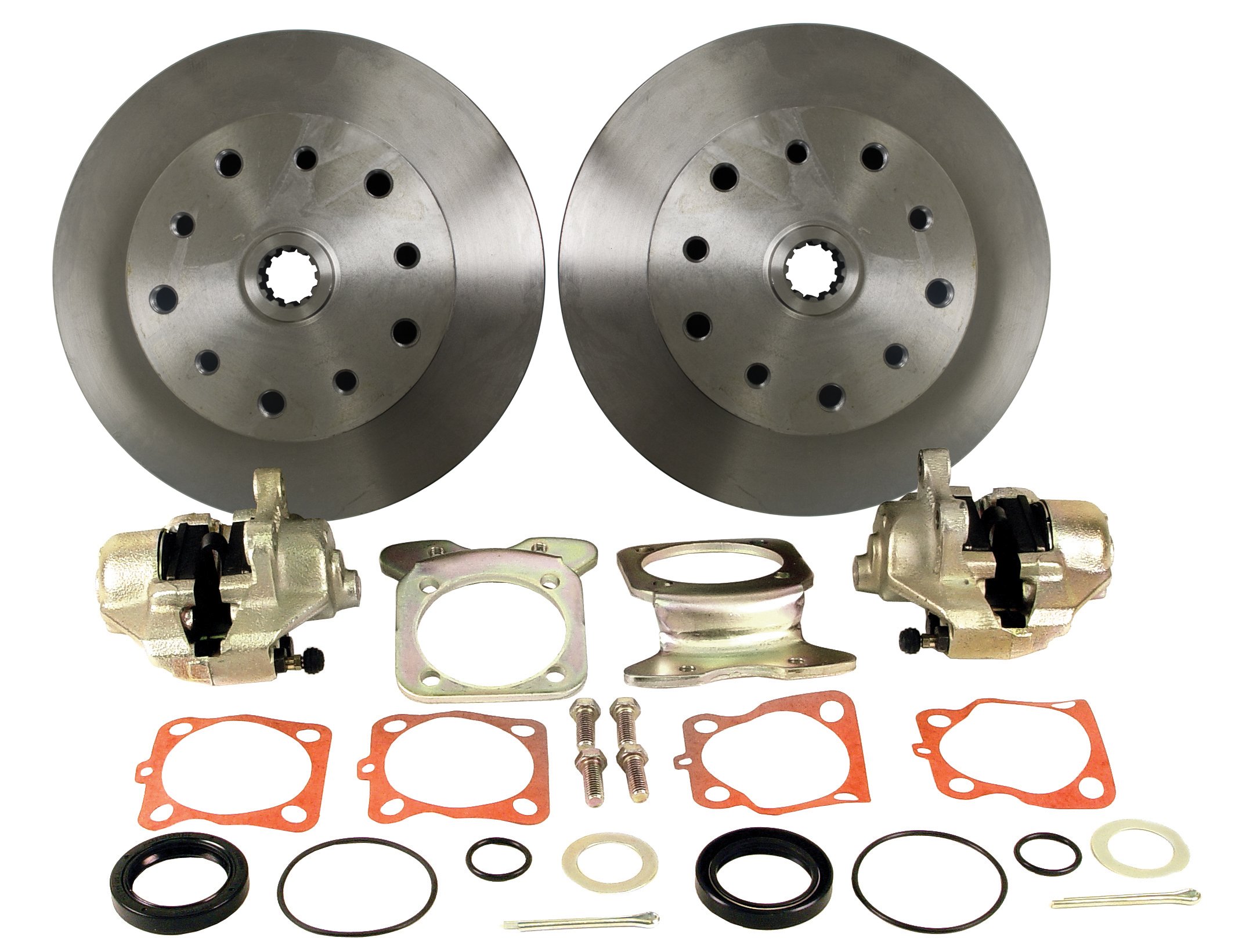 Rear Disc Brake Kit, Swing Axle, 5867, DoubleDrilled 5x130 with 14x1.5mm Threads 5x4.75" with