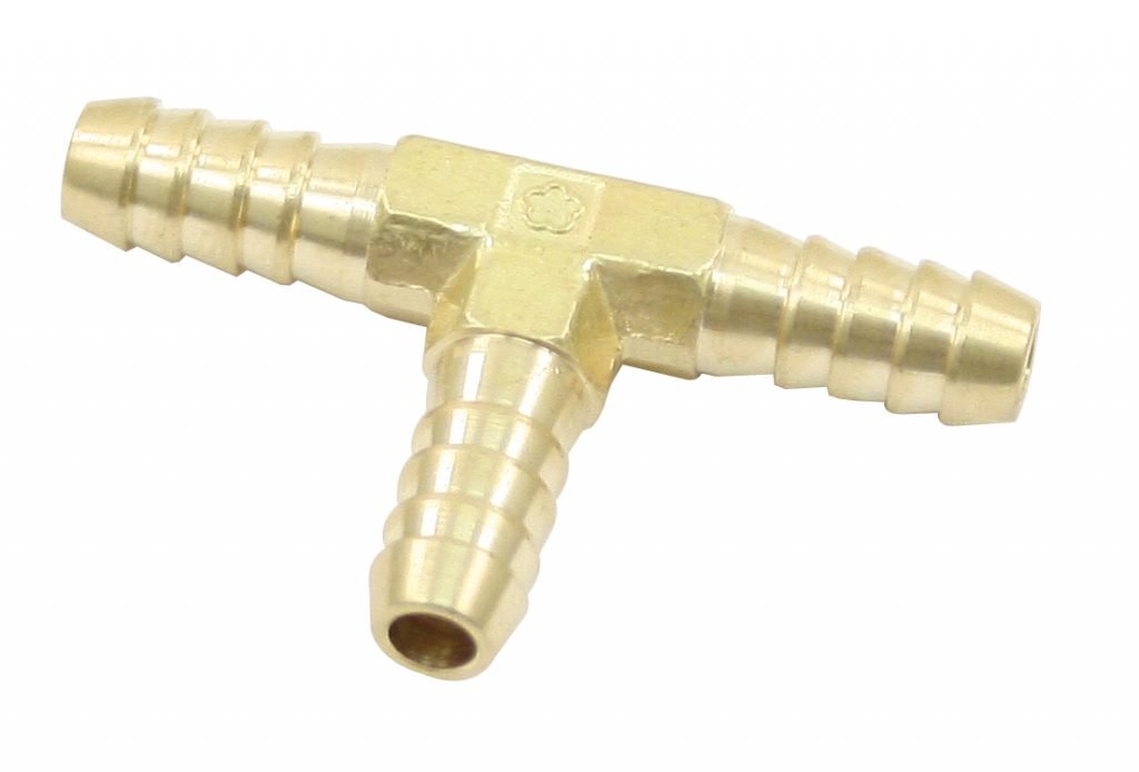 1/4" Brass Fuel Fitting "T", Each EMPI