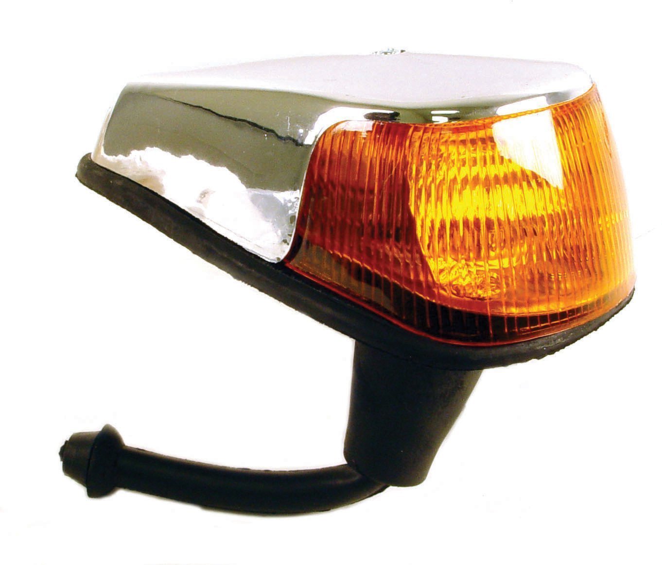 Turn Signal Assy., Left, 70-79, Amber (Chrome Plated Plastic) - EMPI