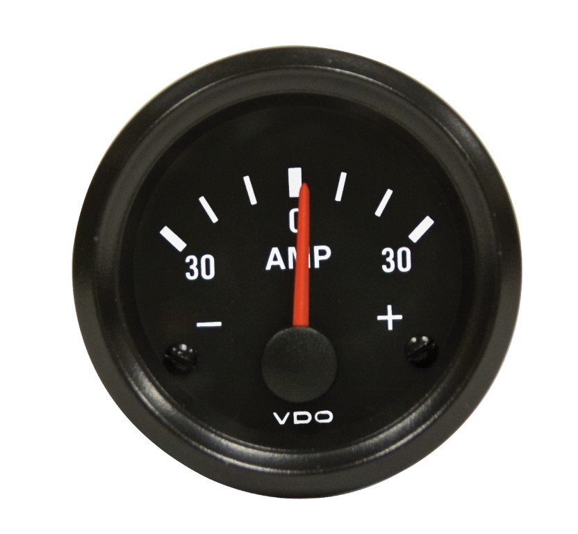 Ammeter Gauge, with Hardware, 30 AMP EMPI