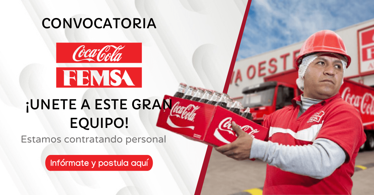 Empleos, Coca Cola FEMSA ofrece estas nuevas vacantes de