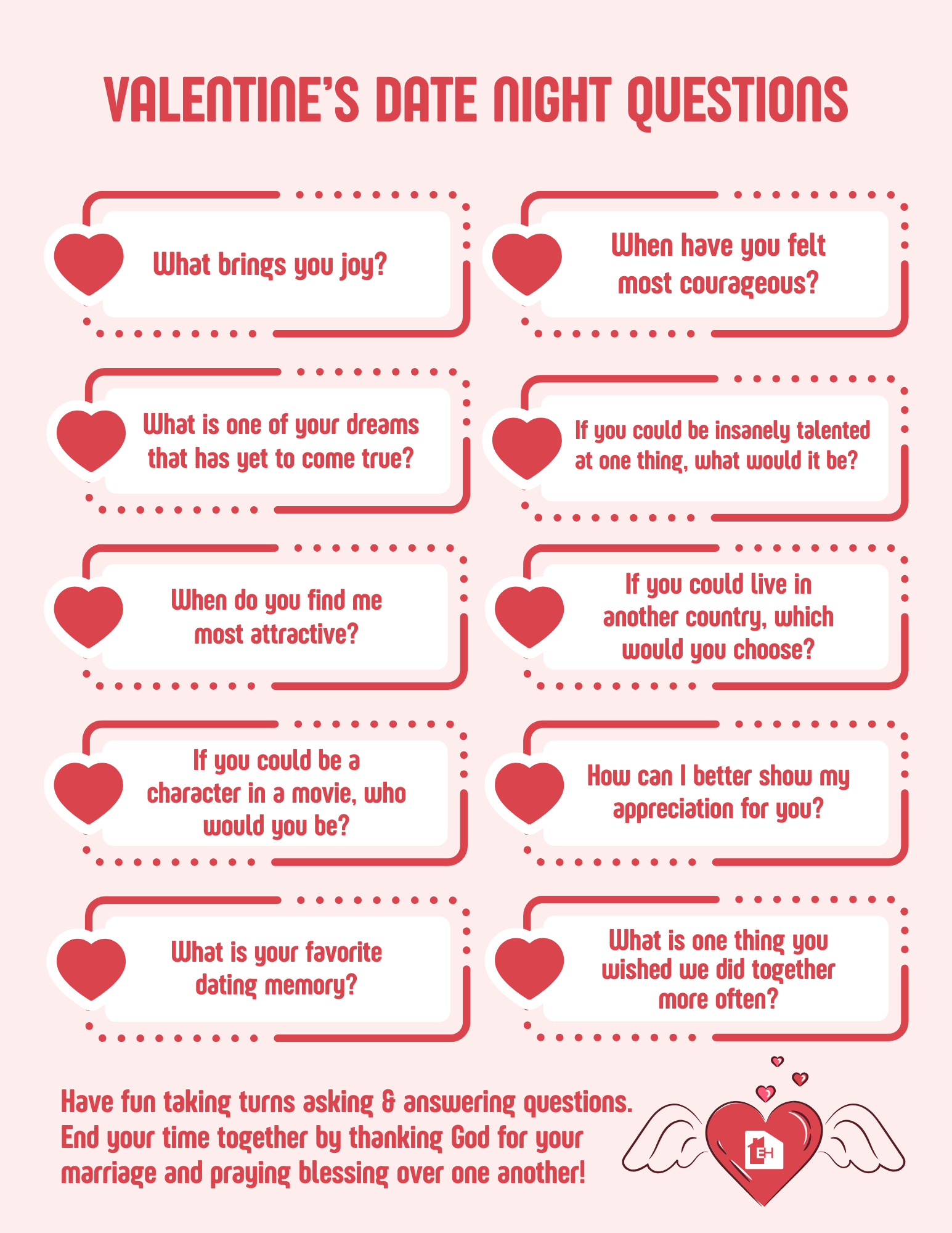 Valentine’s Date Night Questions Empowered Homes