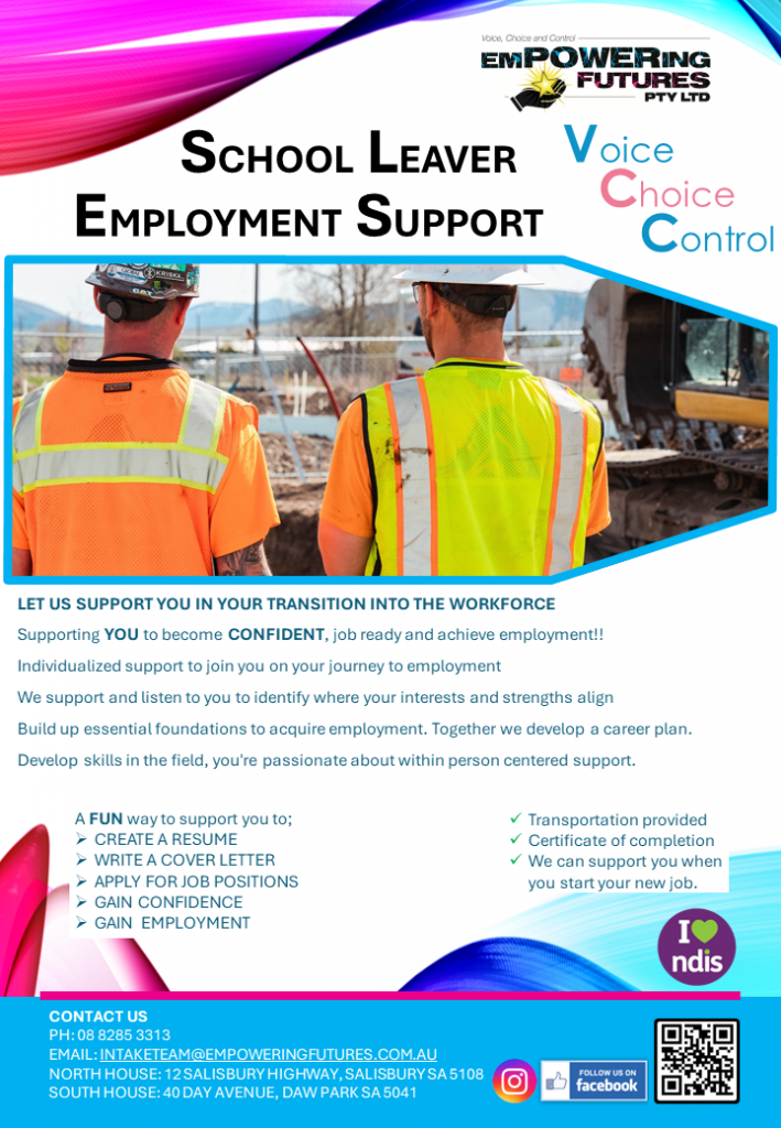 School Leaver Employment Support Empowering Futures