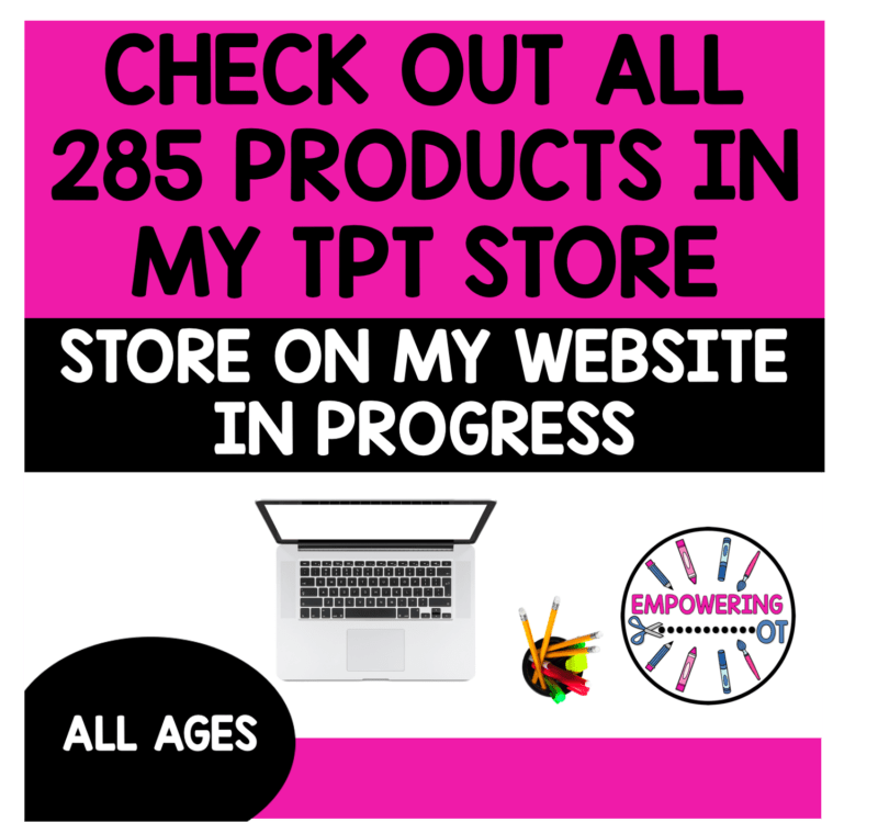 ***CHECK OUT MY TPT STORE FOR ALL 285 PRODUCTS*** Empowering OT Resources