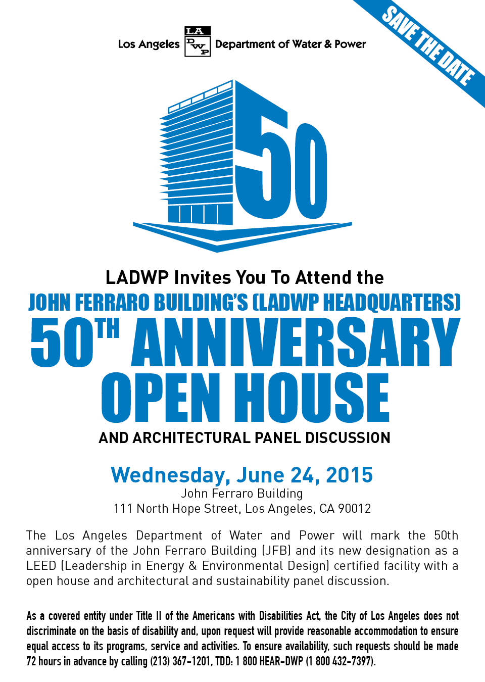 LADWP 50th Anniversary Open House Empower LA