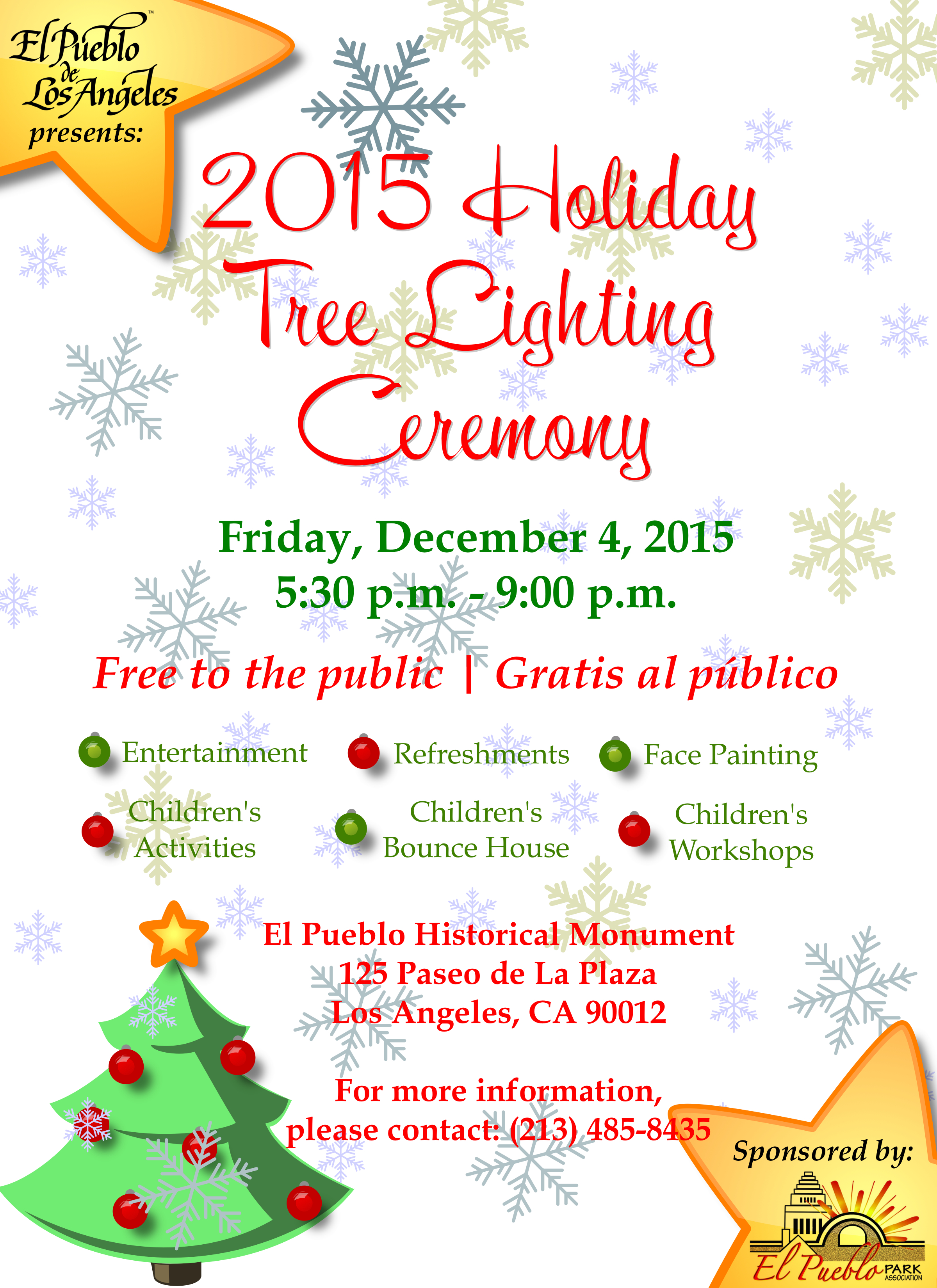Holiday Tree Lighting Ceremony at El Pueblo EmpowerLA