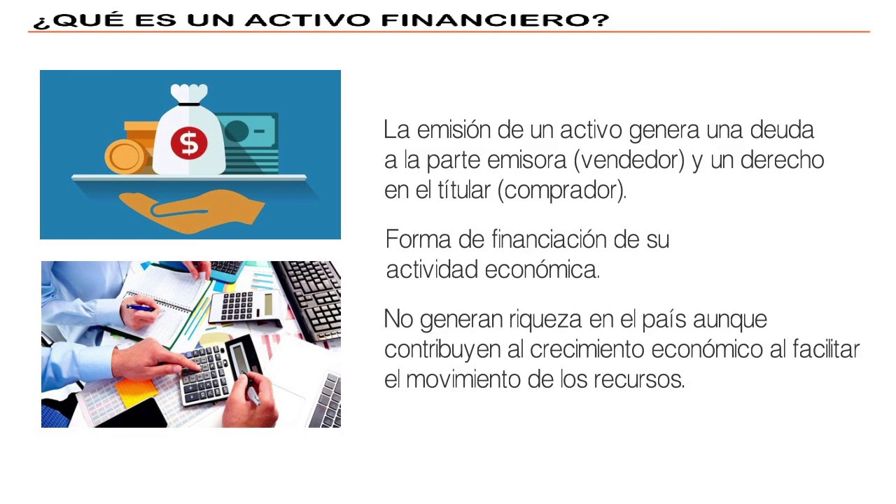 Que son activos financieros