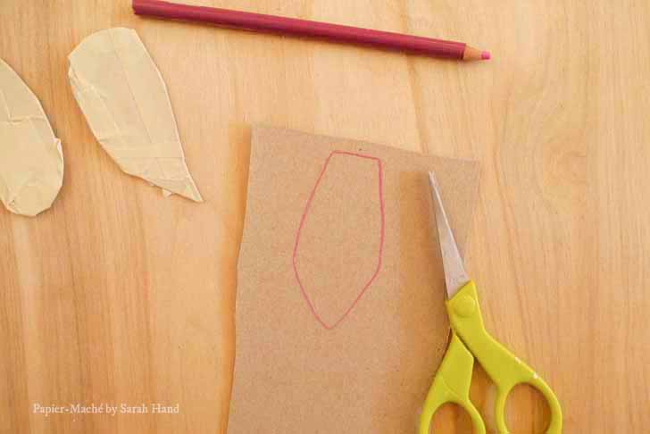 Papier-maché robin craft project by Sarah Hand