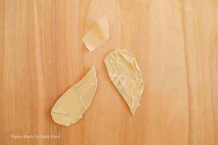 Papier-maché robin craft project by Sarah Hand