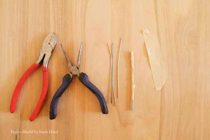 Papier-maché robin craft project by Sarah Hand