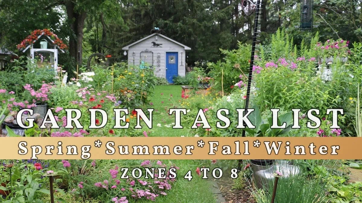 YearAtaGlance Garden Checklist (What To Get Done Each Season)