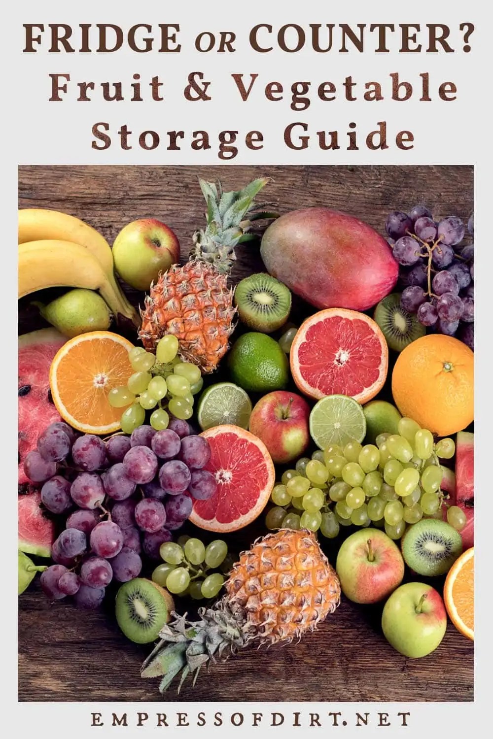 Fridge or Counter? Fresh Fruit & Vegetable Storage Tips