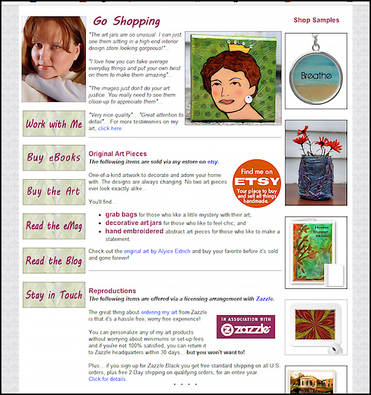 Simplify How You Sell your Art Online, with a Comprehensive Sales Hub Page