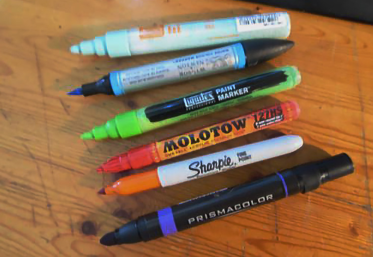 Reviewing the Latest Quality Artist Markers Molotow, Liquitex, Montana