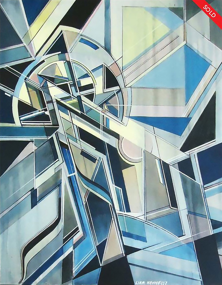 Liam Hennessy Colorful Abstract Paintings