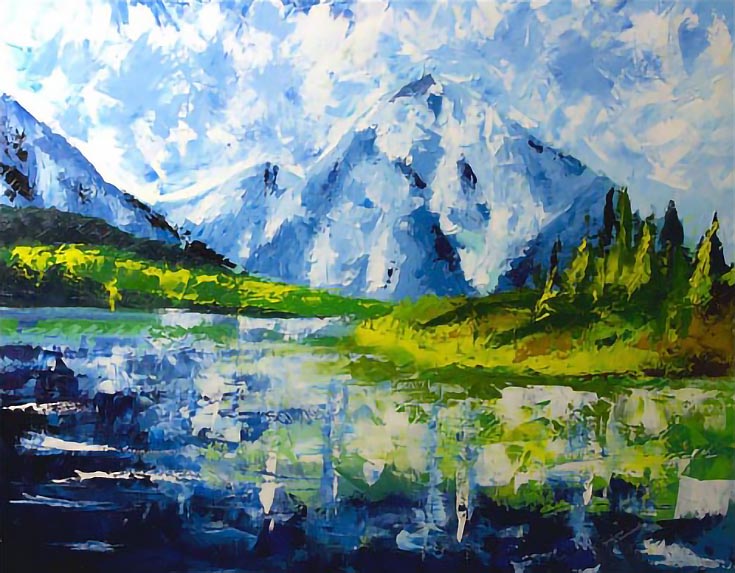 Ruslana Levandovska Traditional Oil and Palette Knife Paintings